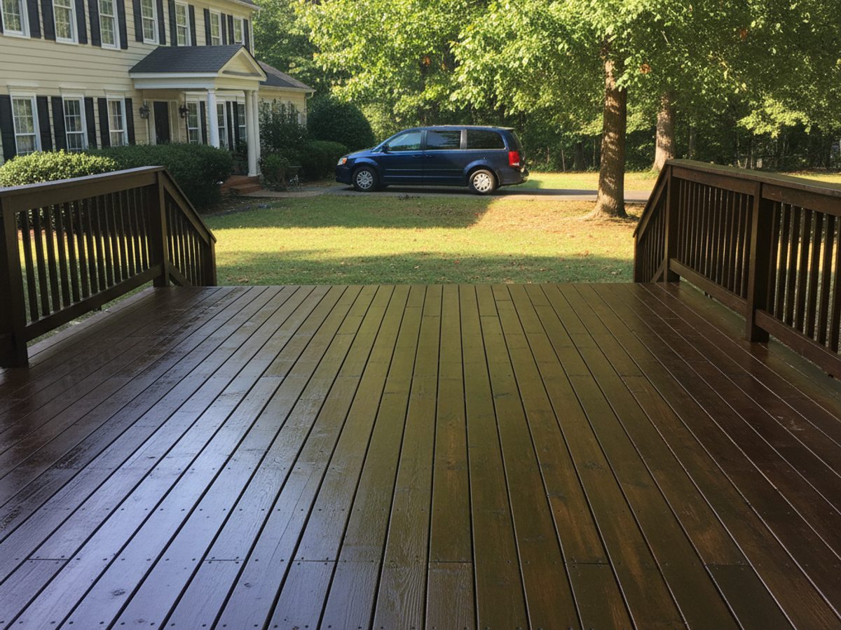 Custom Deck Design completed by Majestic Deck in Fairhope, AL